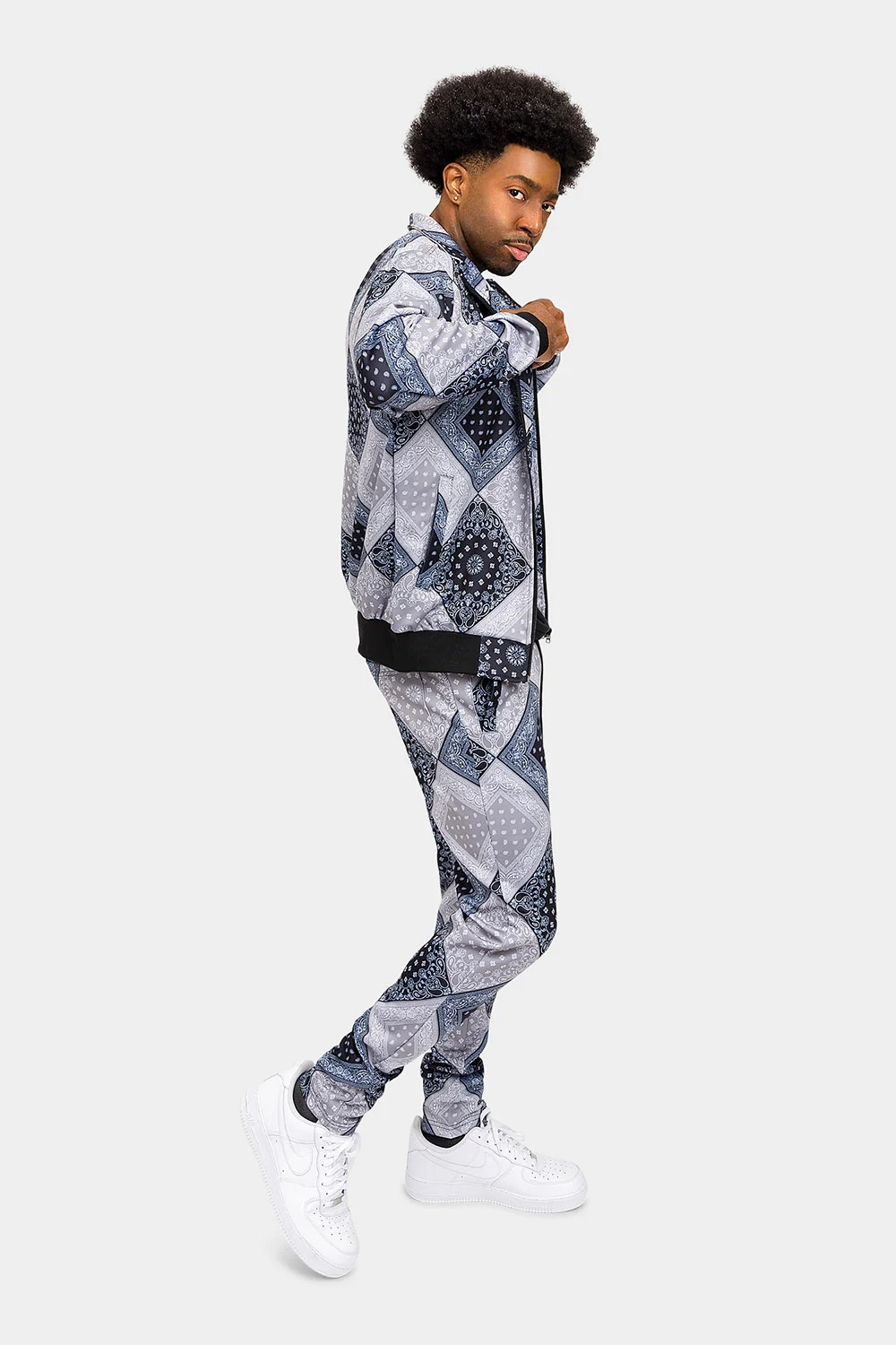 All Over Bandana Pattern Track Suit - Image 4