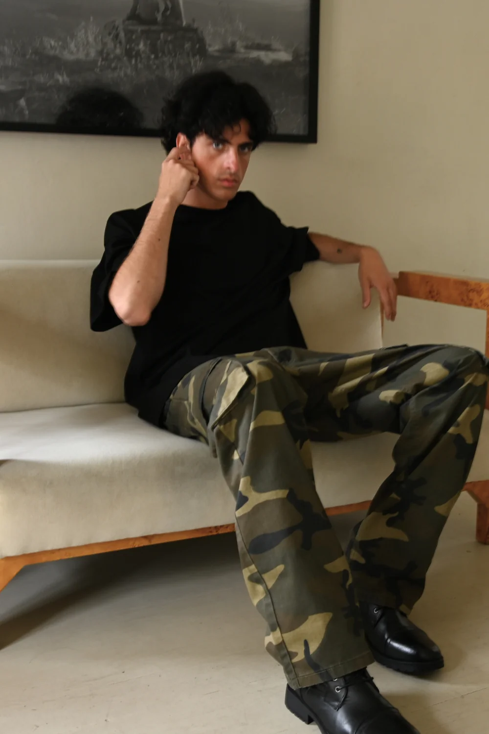 Baggy Fit Cargo Camo Pants - Image 4