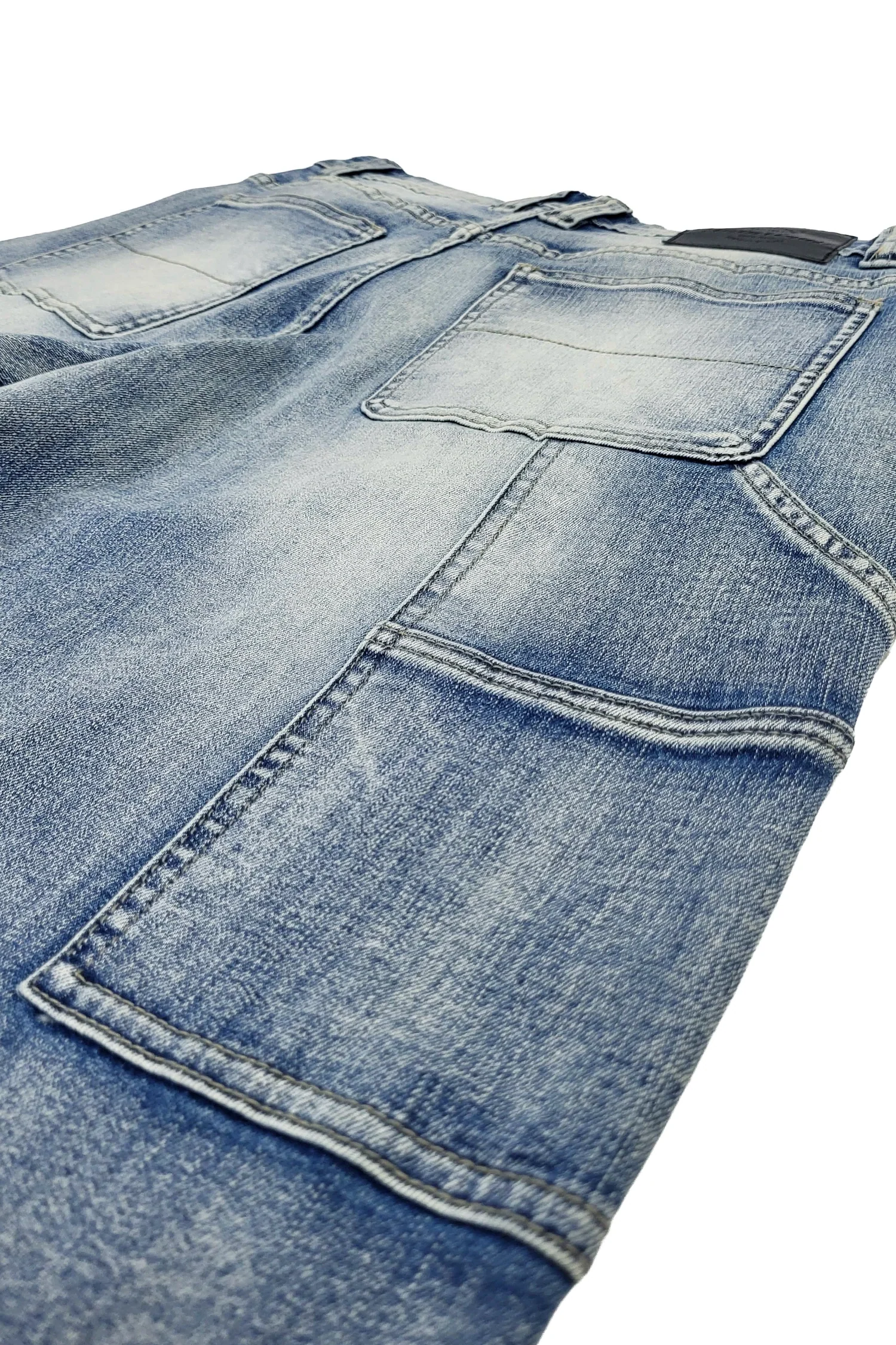 Baggy Fit Distressed Carpenter Denim Jeans - Image 10