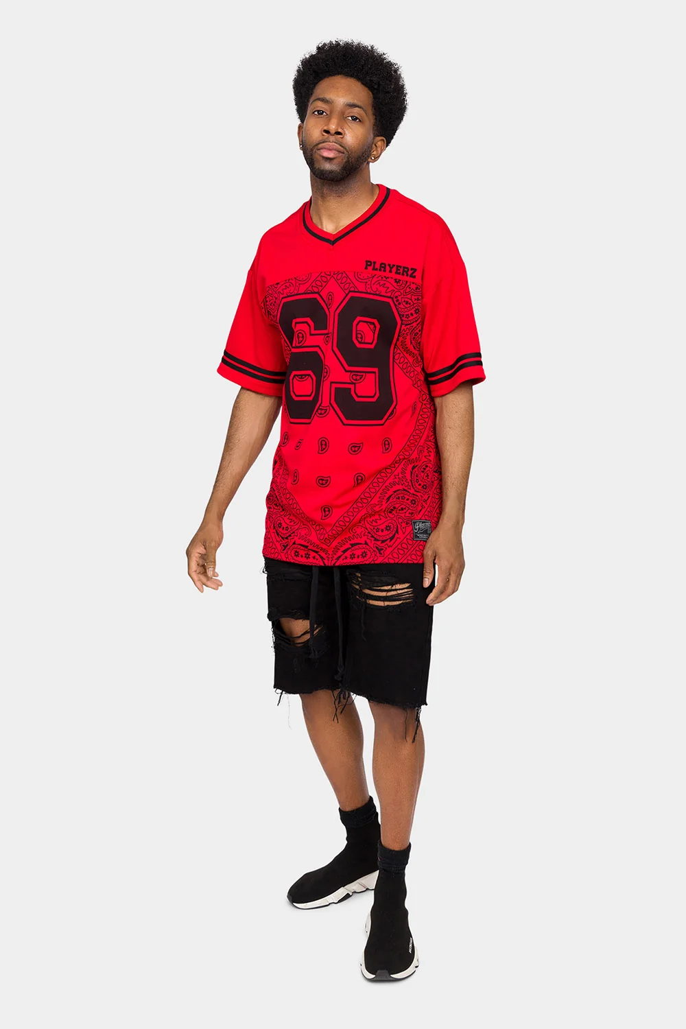 Bandana Paisley 69 Football Jersey - Image 11