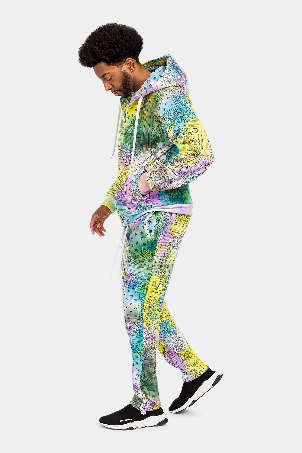 Bandana Paisley Tie Dye Track Suit - Image 2