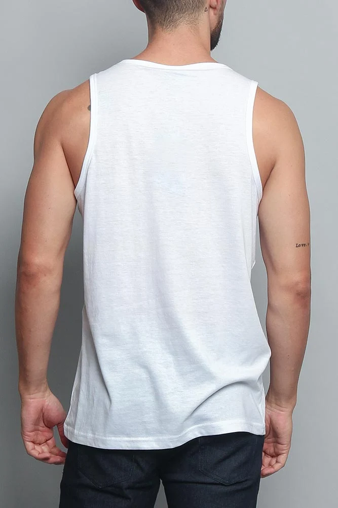 Basic Essential Straight Hem Long Length Tank Top - Image 38