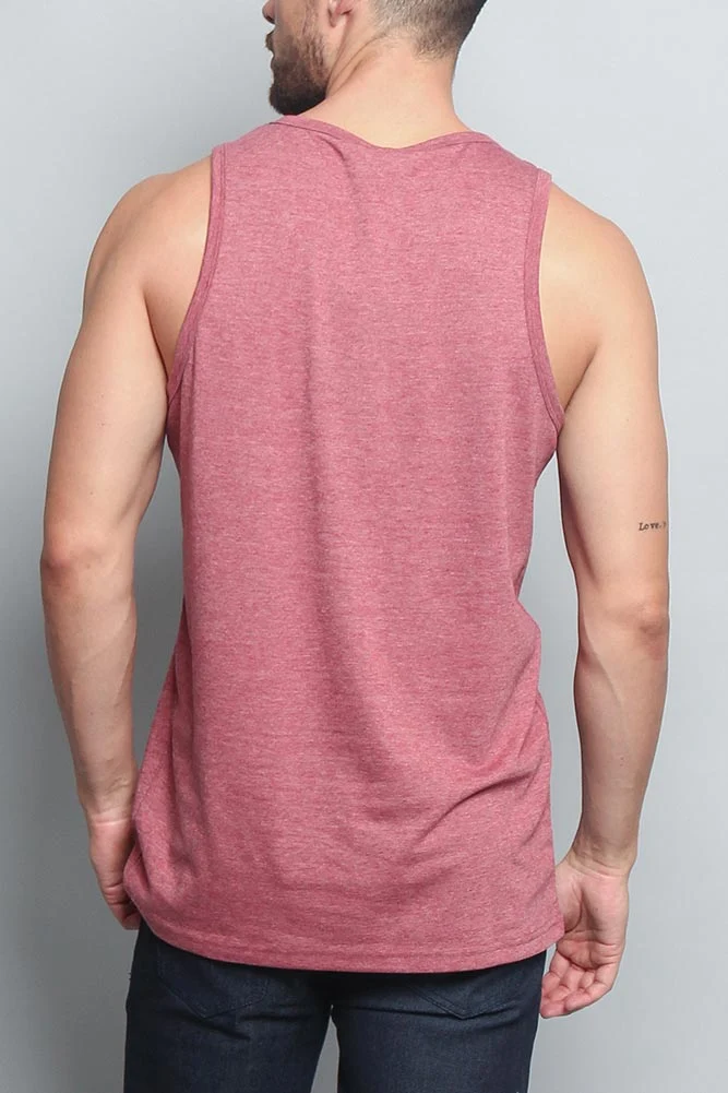 Basic Essential Straight Hem Long Length Tank Top - Image 48