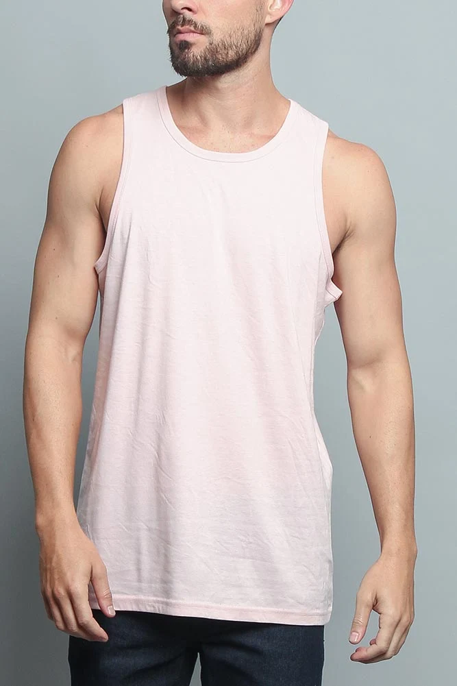 Basic Essential Straight Hem Long Length Tank Top - Image 6