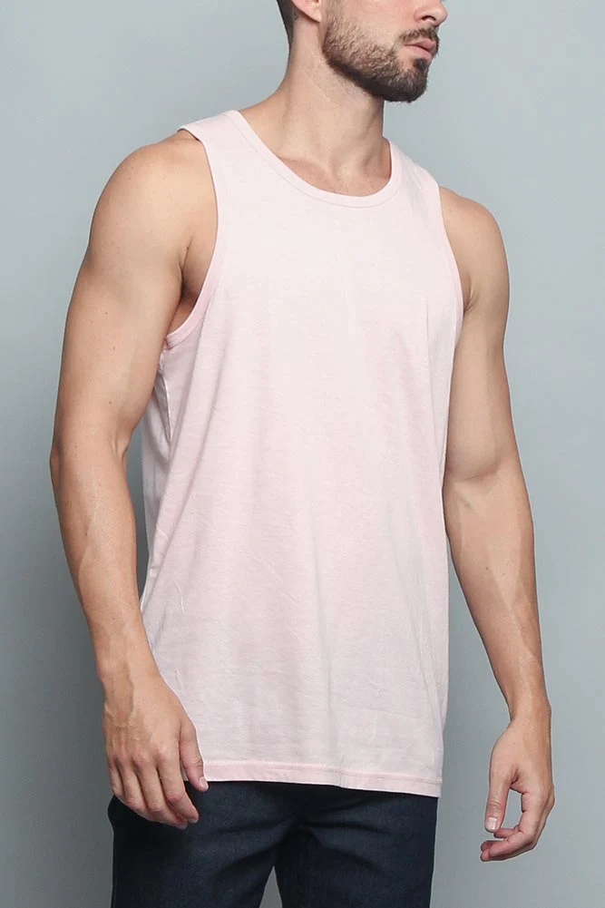 Basic Essential Straight Hem Long Length Tank Top - Image 9