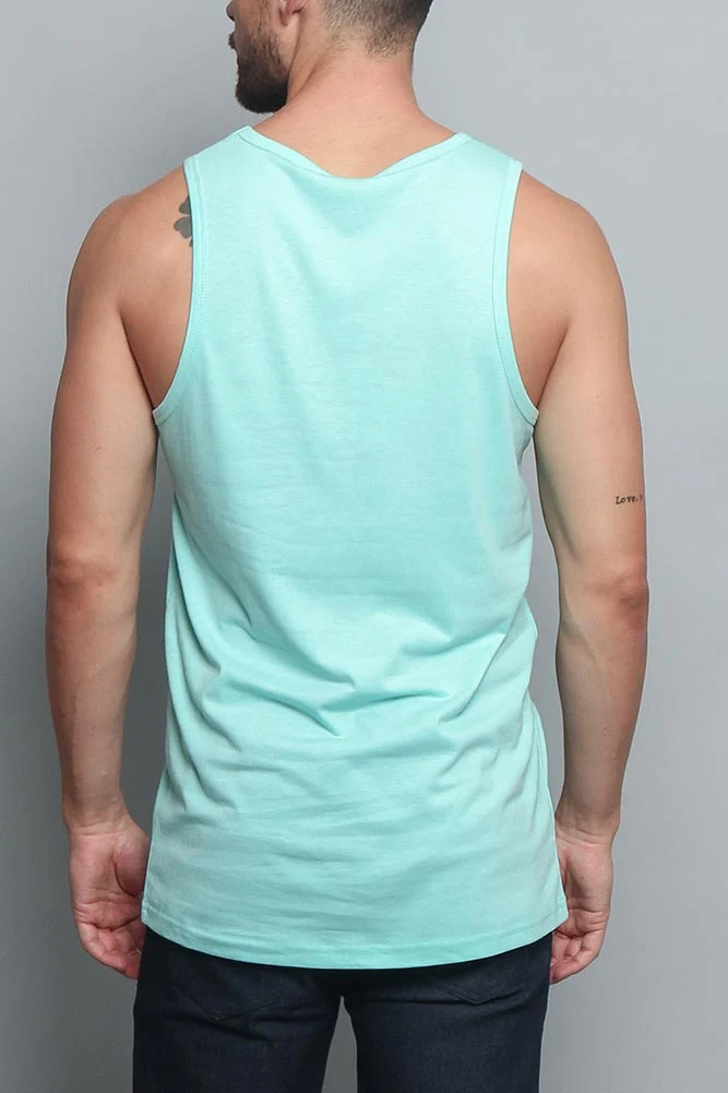 Basic Essential Straight Hem Long Length Tank Top (New Colorways) - Image 13