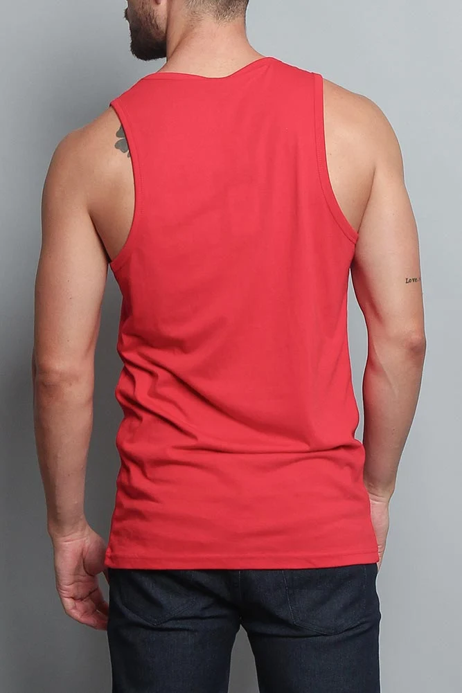 Basic Essential Straight Hem Long Length Tank Top (New Colorways) - Image 3