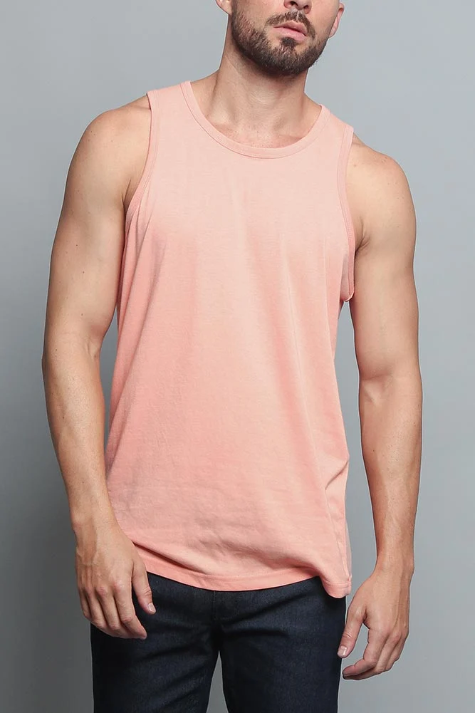 Basic Essential Straight Hem Long Length Tank Top (New Colorways) - Image 6