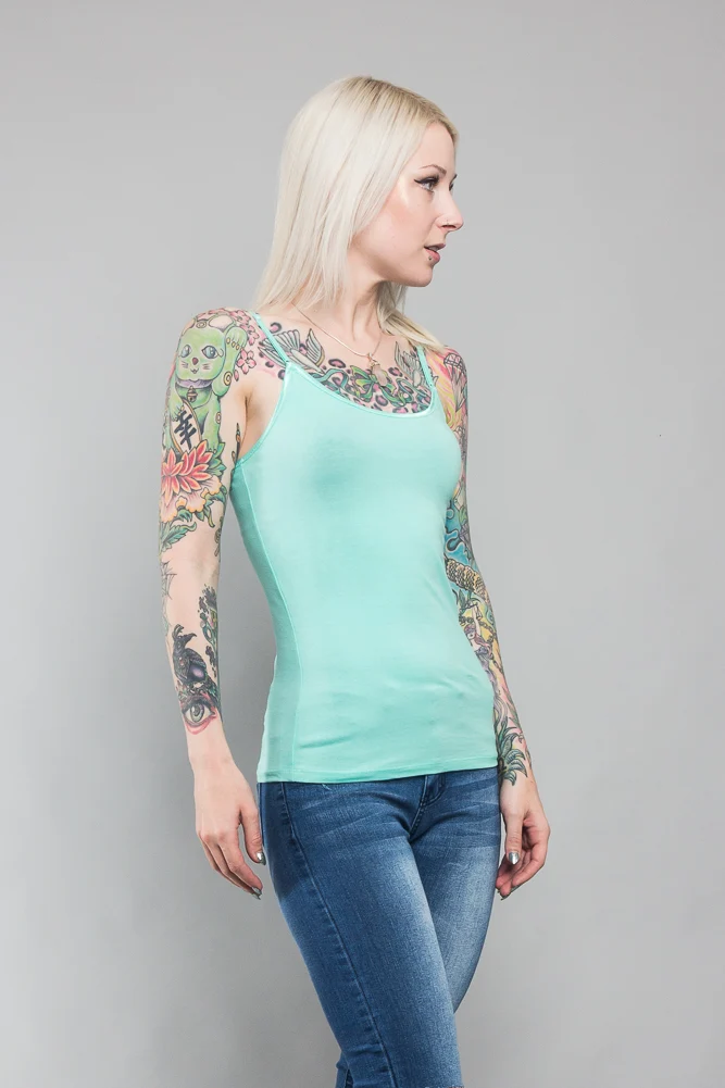 Basic Short Cami Top - Image 56