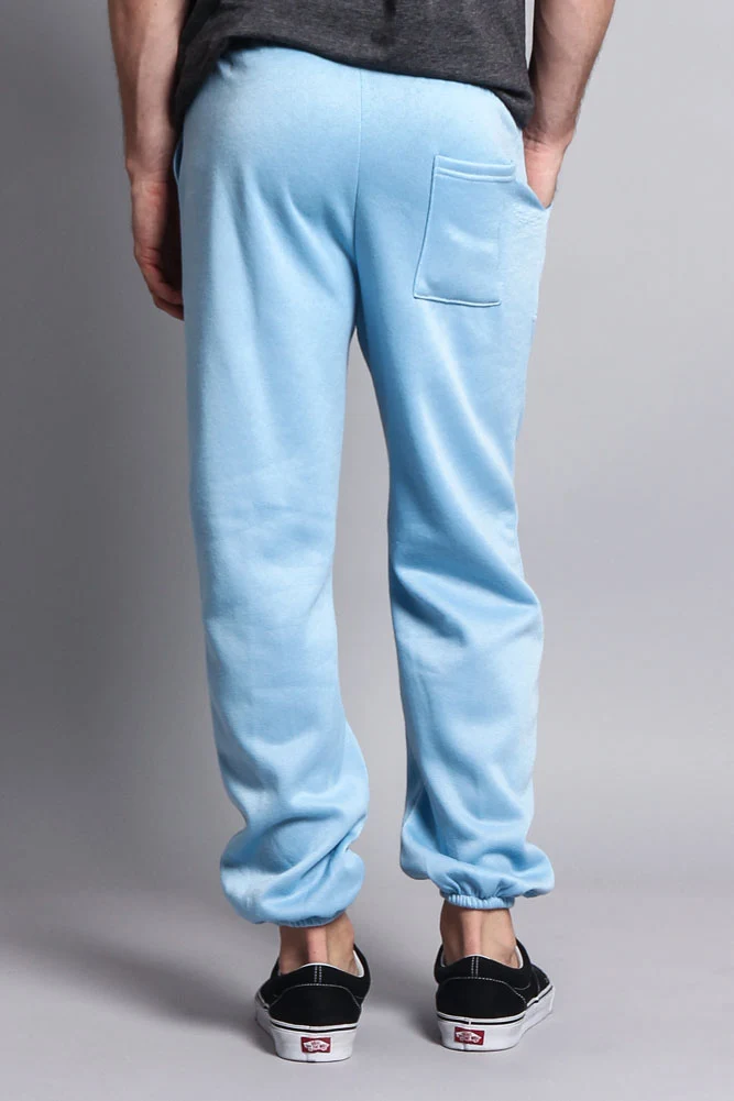 Basic Solid Color Fleece Sweatpants - Image 63