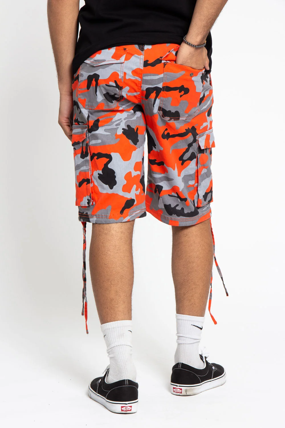 Belted Camo Cargo Shorts - Image 34