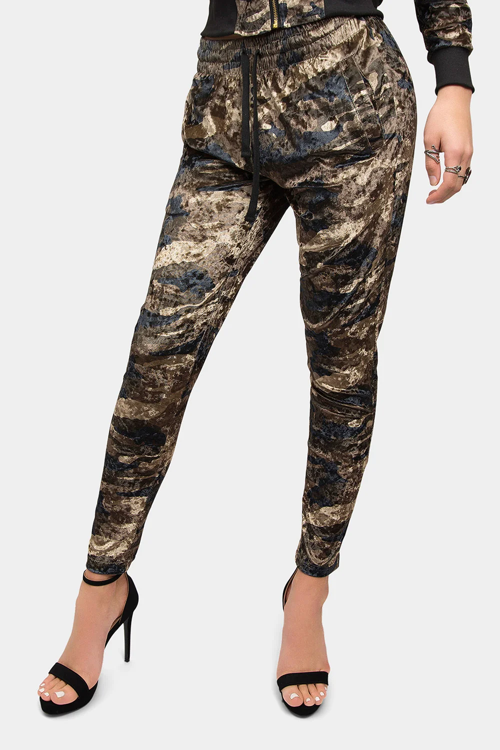 Camo Velour Velvet Track Suit - Image 6