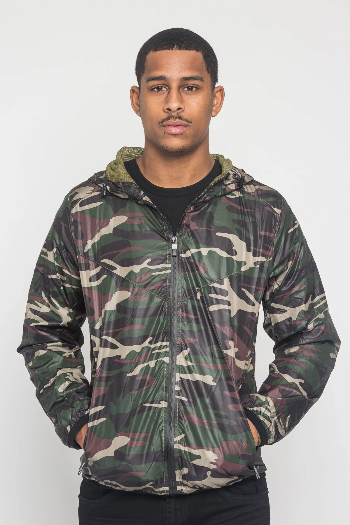Camo Windbreaker Jacket - Image 2