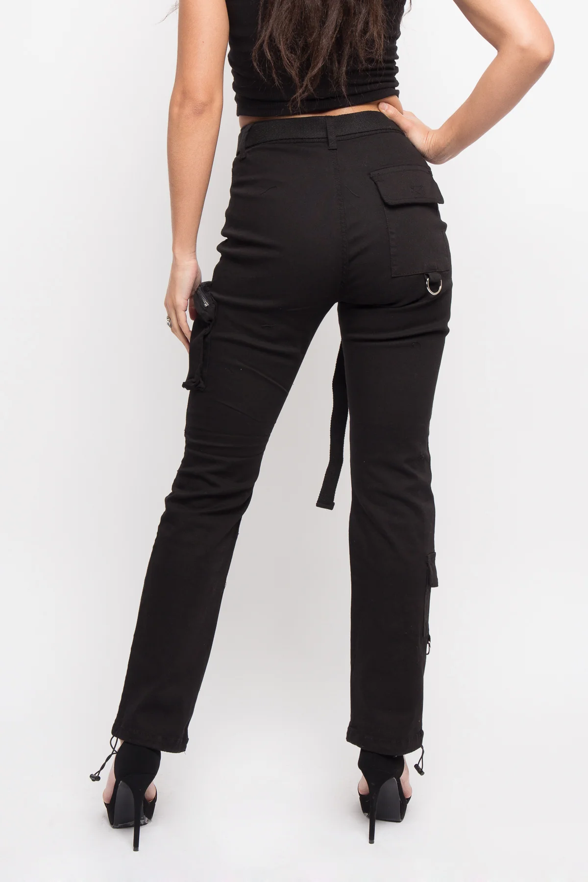 Colored Utility Jogger with Belt - Image 6