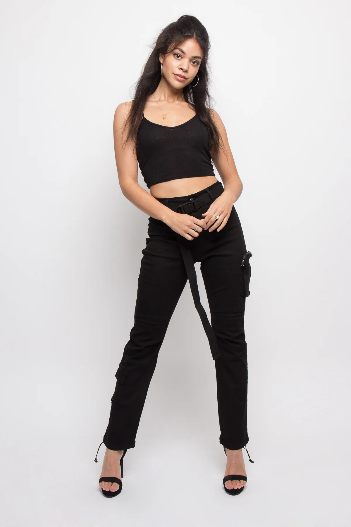 Colored Utility Jogger with Belt - Image 8