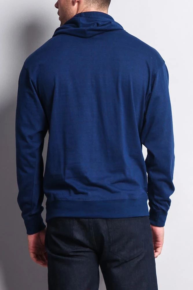 Men's Essential Cross-Dyed Heather Jersey Pullover Hoodie - Image 39
