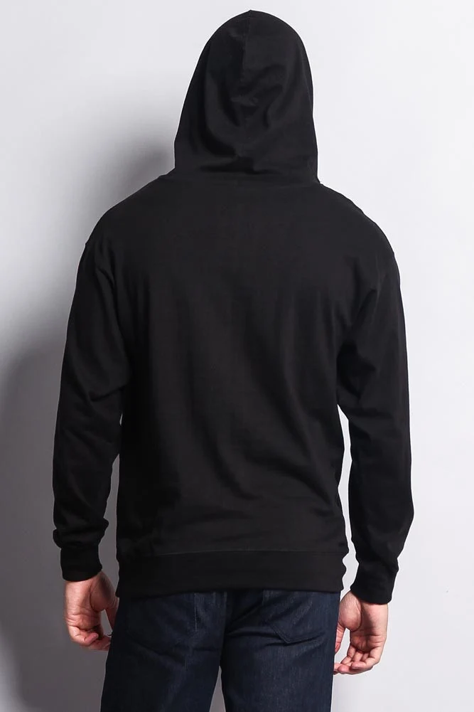 Men's Essential Cross-Dyed Heather Jersey Pullover Hoodie - Image 49