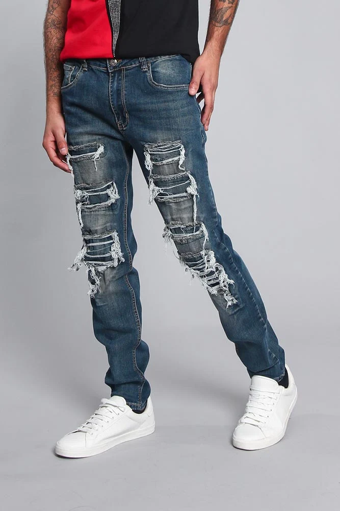 Distressed Denim Jeans - Image 8