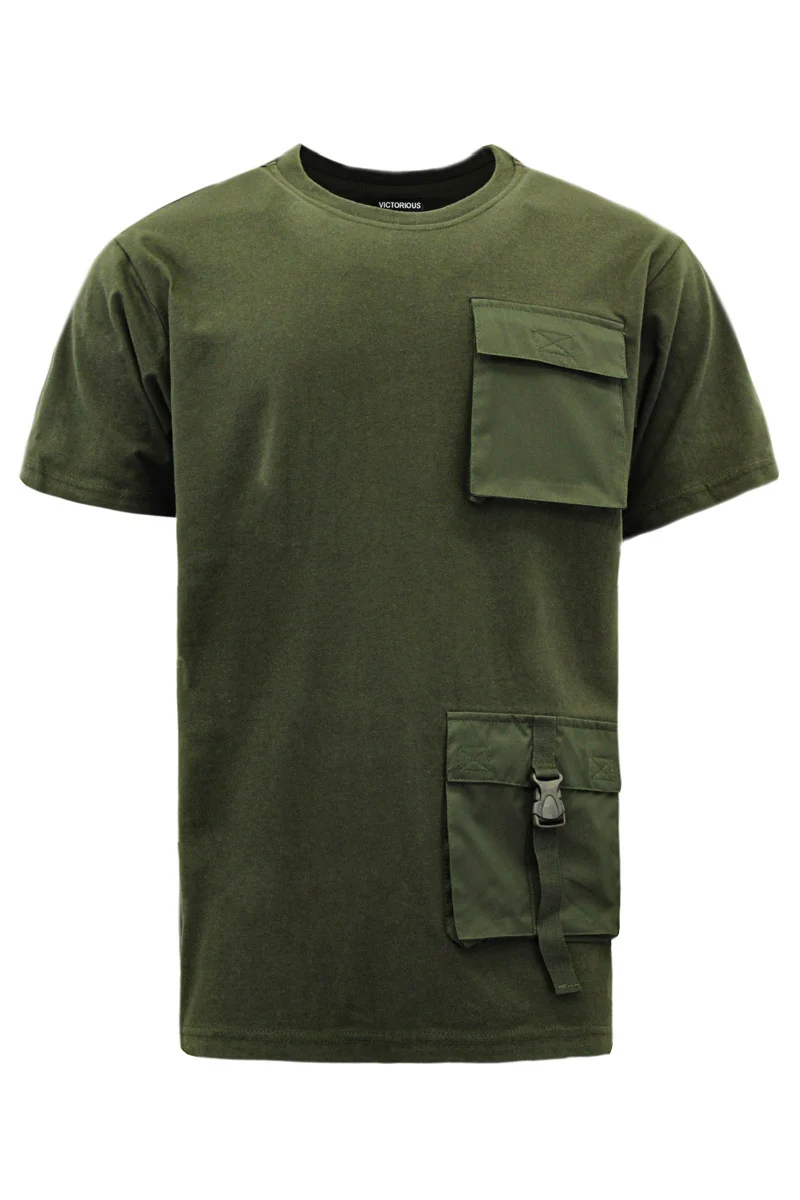 Double Pocket Utility T-Shirt - Image 13