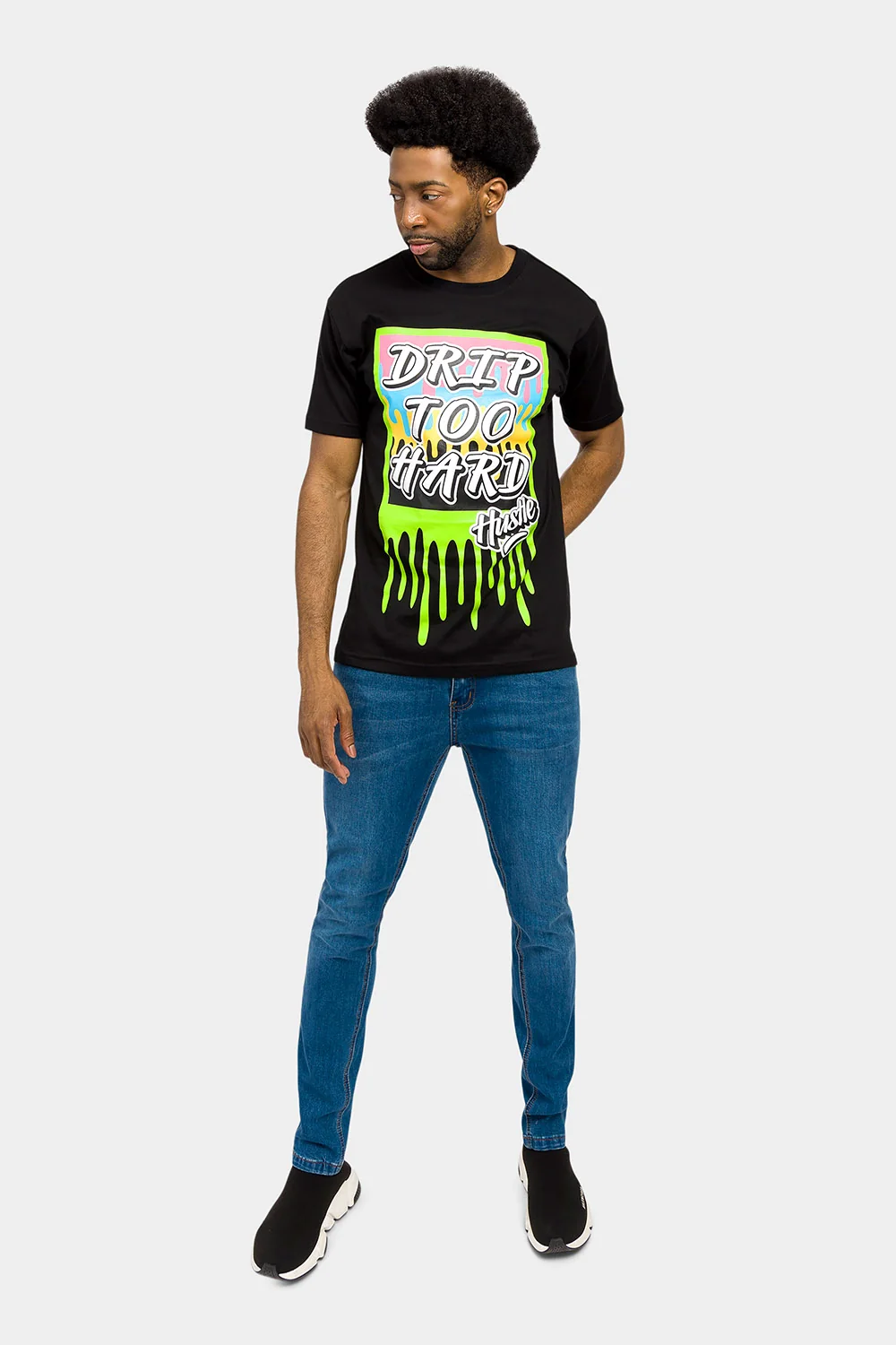 Drip Too Hard Graphic T-Shirt - Image 6