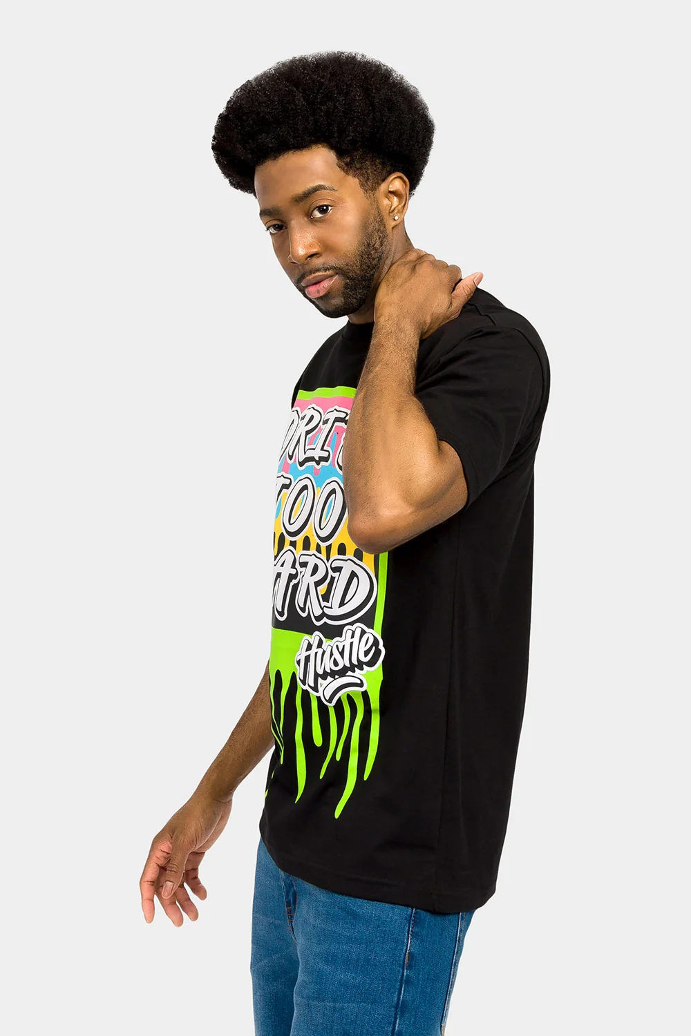 Drip Too Hard Graphic T-Shirt - Image 8