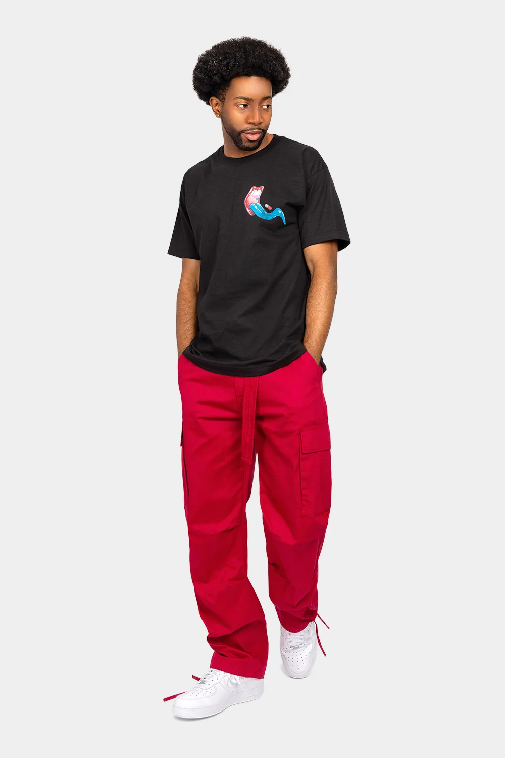 Essential Canvas Cargo Pants with Belt - Image 23
