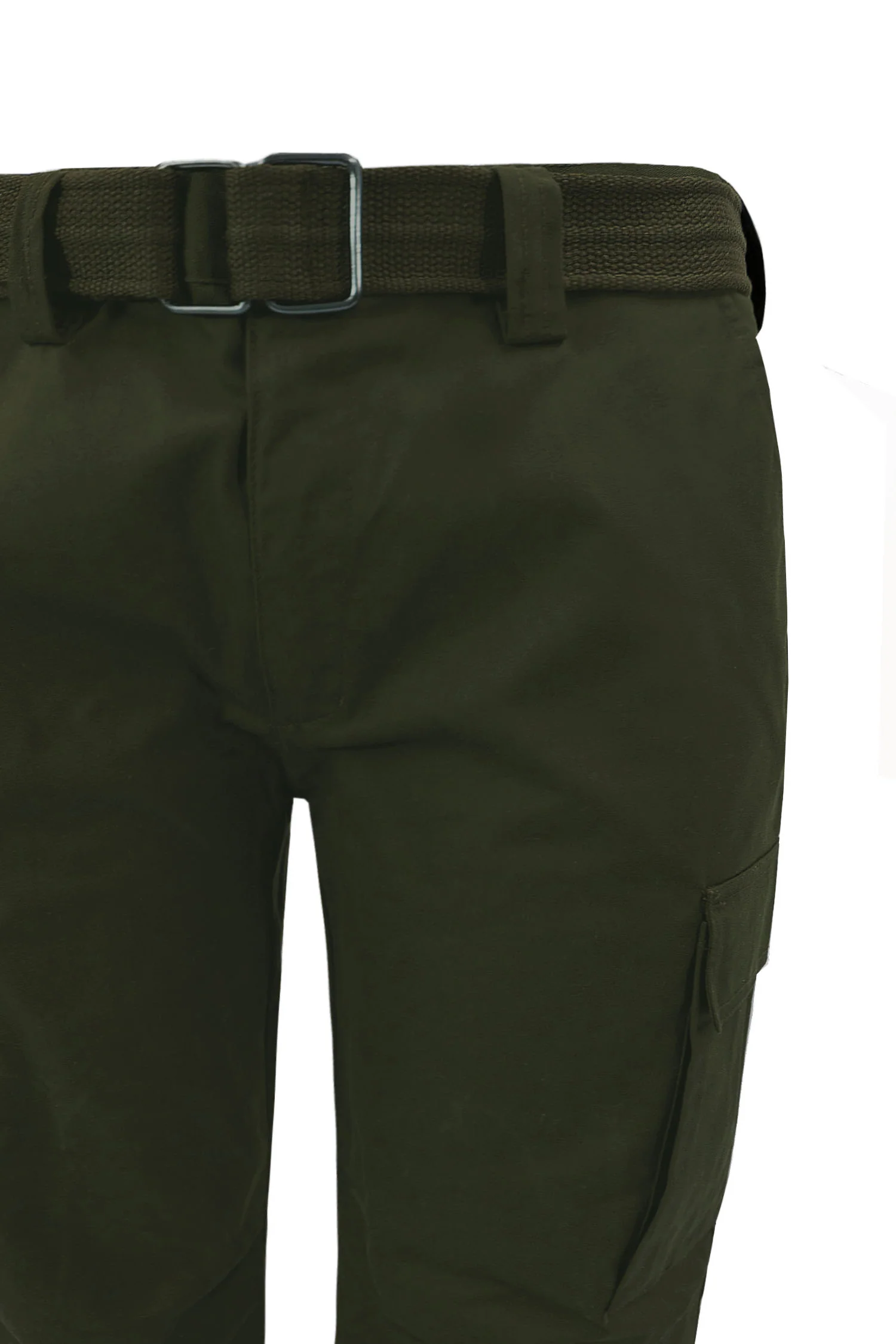 Essential Canvas Cargo Pants with Belt (New Colorway) - Image 15