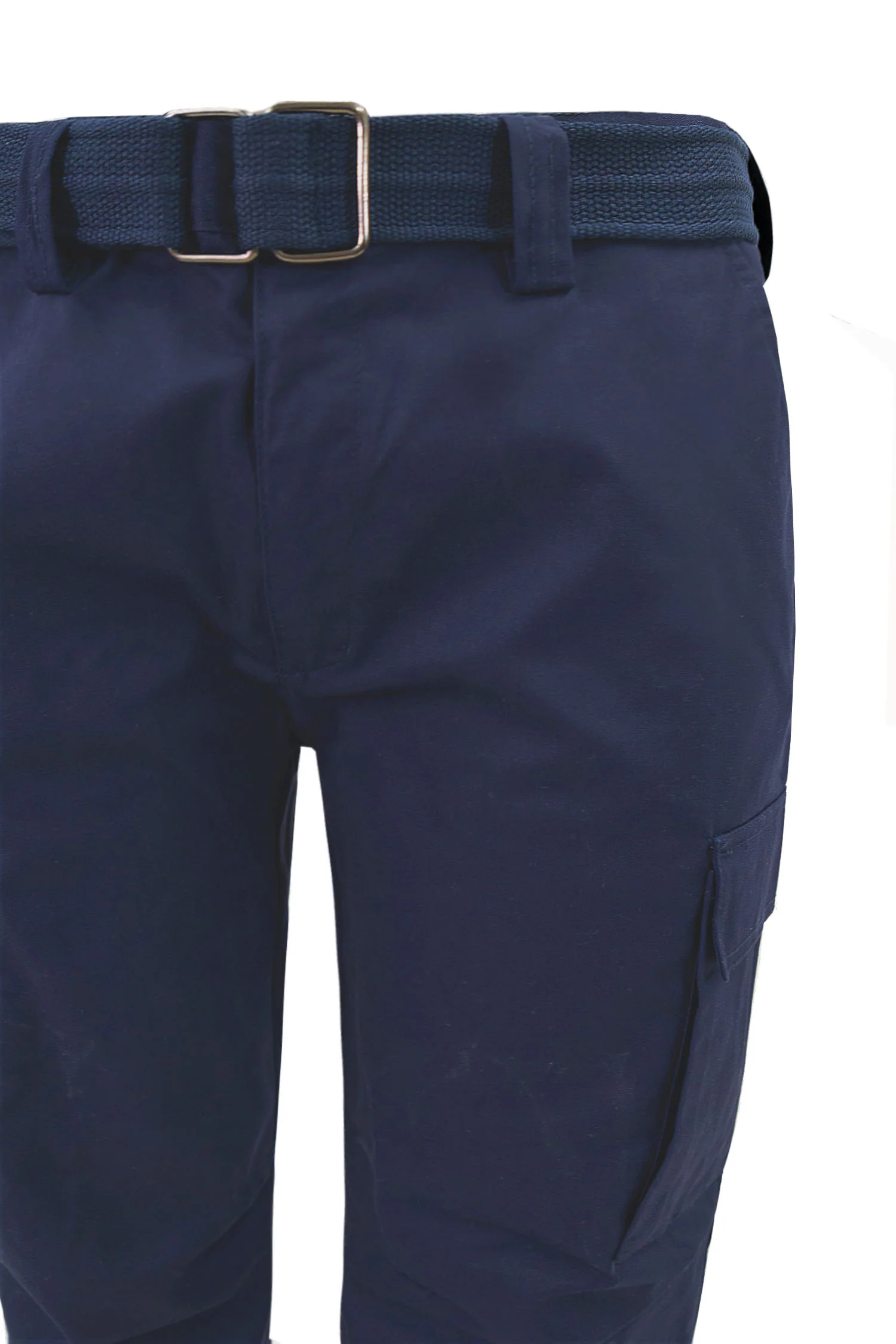 Essential Canvas Cargo Pants with Belt (New Colorway) - Image 25