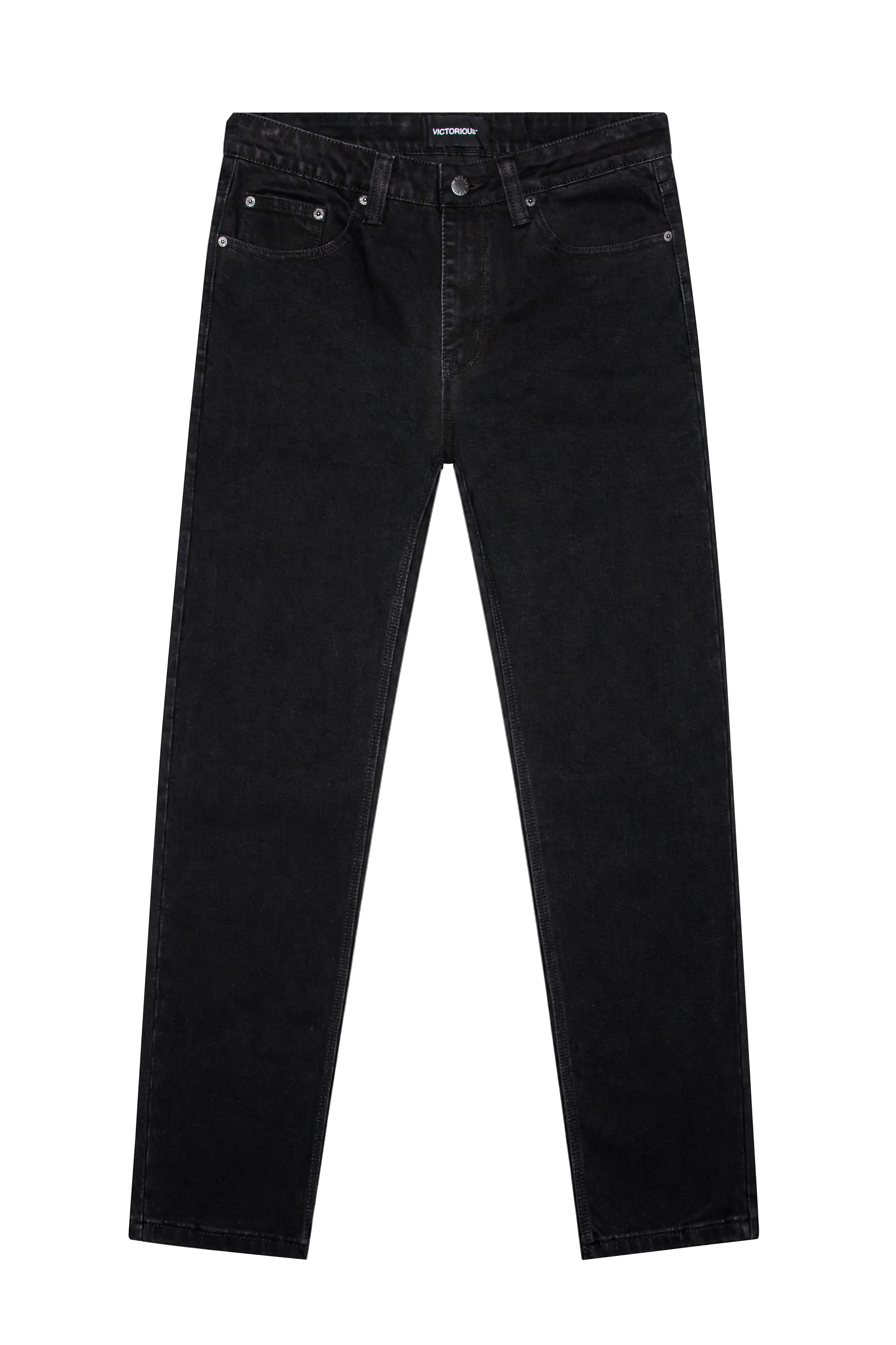 Essential Denim Slim Straight Jeans - Image 5