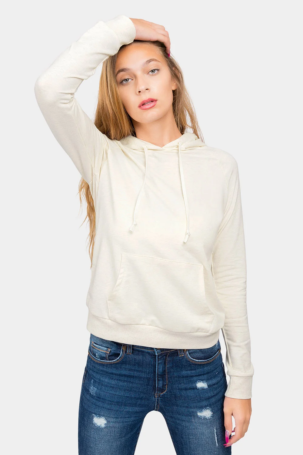 Essential French Terry Long Sleeve Hoodie - Image 22
