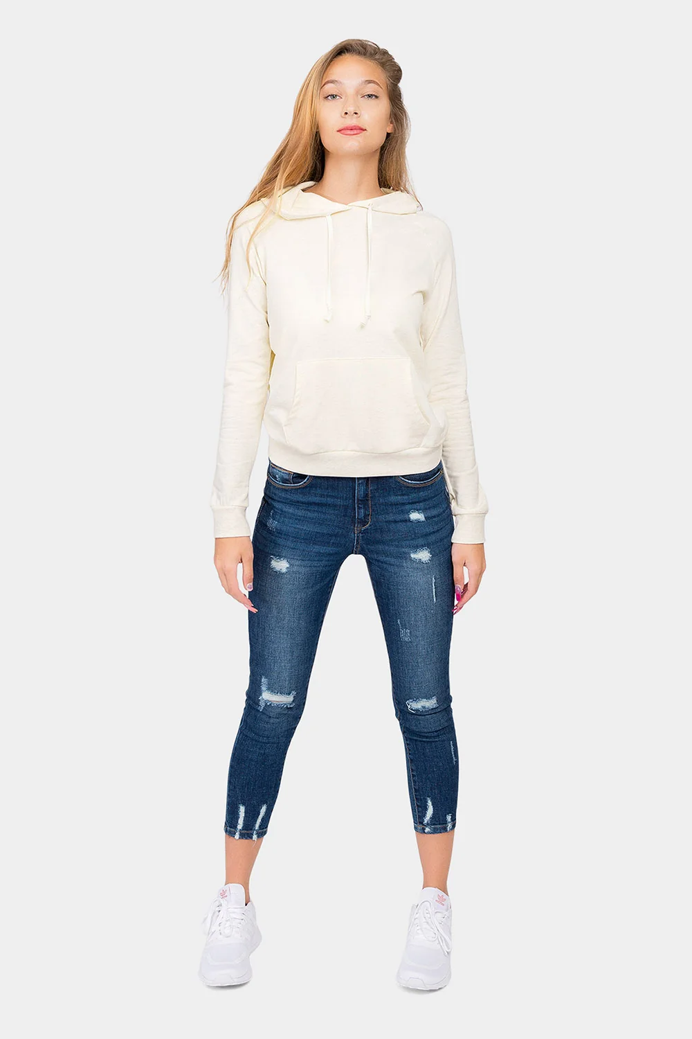 Essential French Terry Long Sleeve Hoodie - Image 26