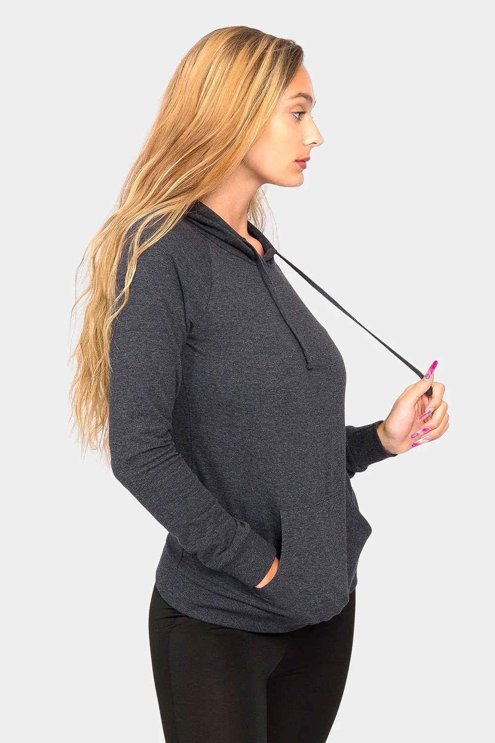 Essential French Terry Long Sleeve Hoodie - Image 4