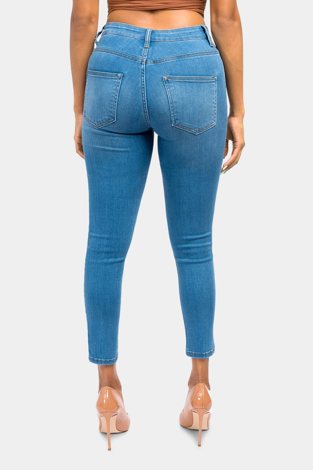 Essential Mid Rise Skinny Jeans - Image 13