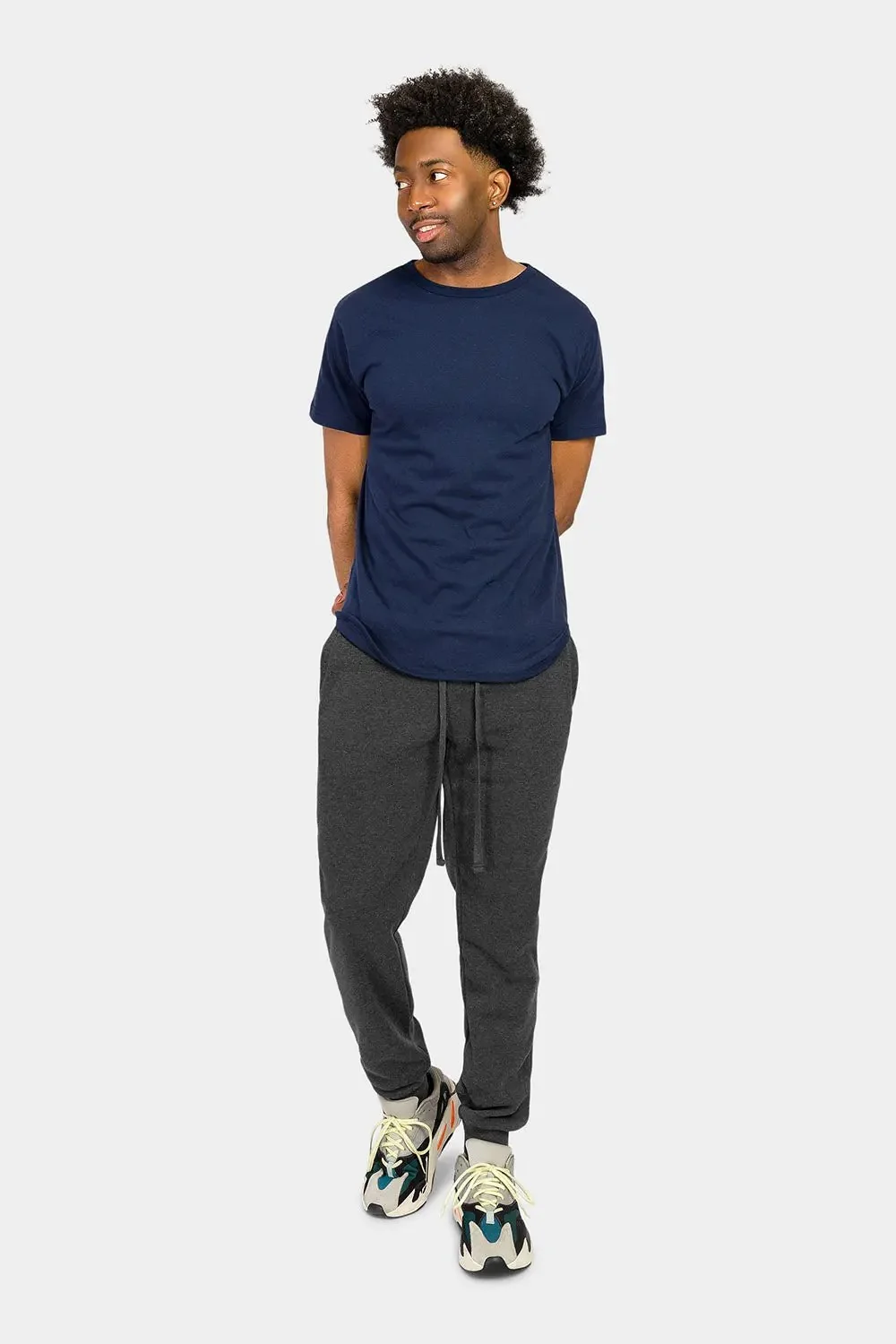 Essential Slim Fit Fleece Sweatpants - Image 10