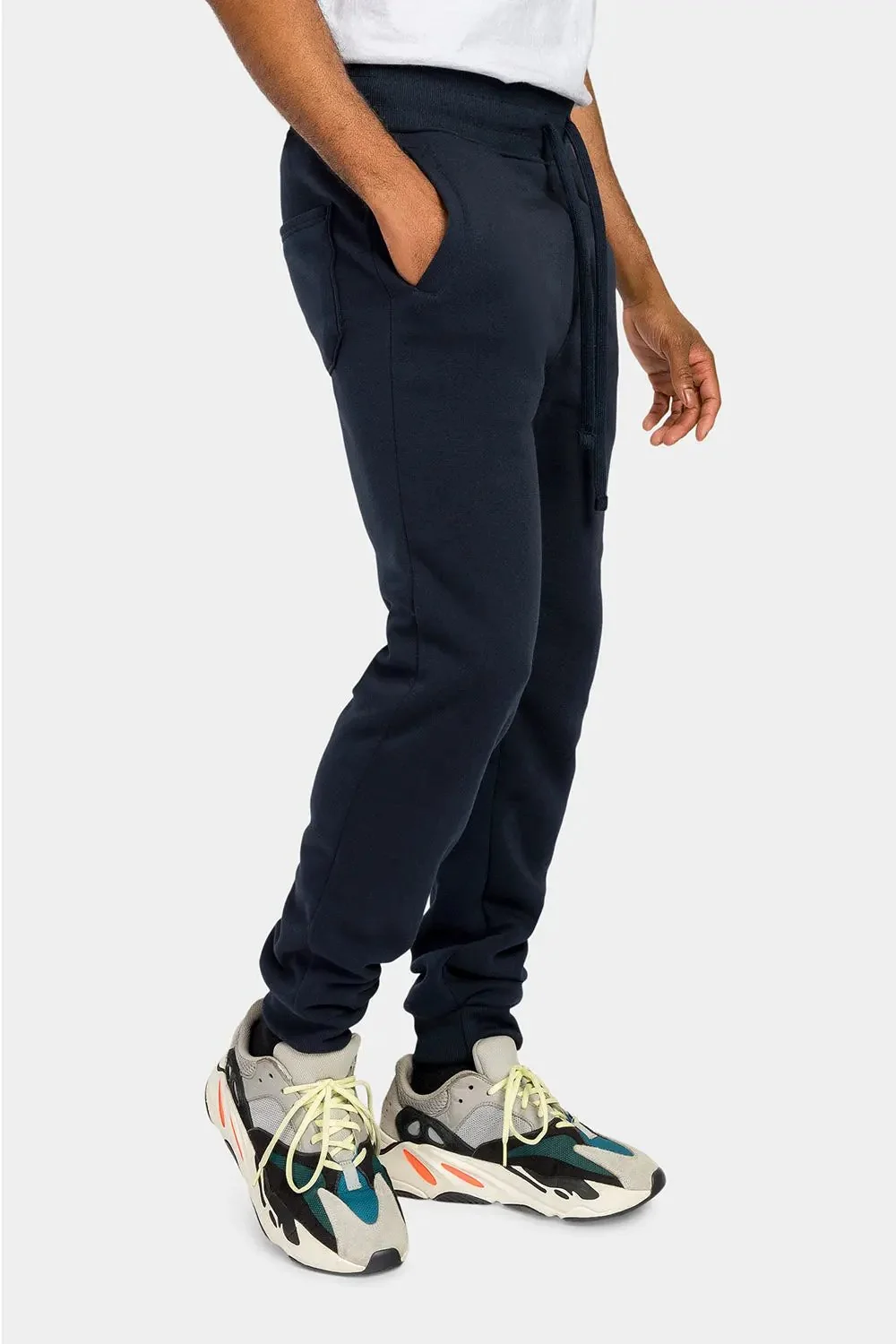 Essential Slim Fit Fleece Sweatpants - Image 19