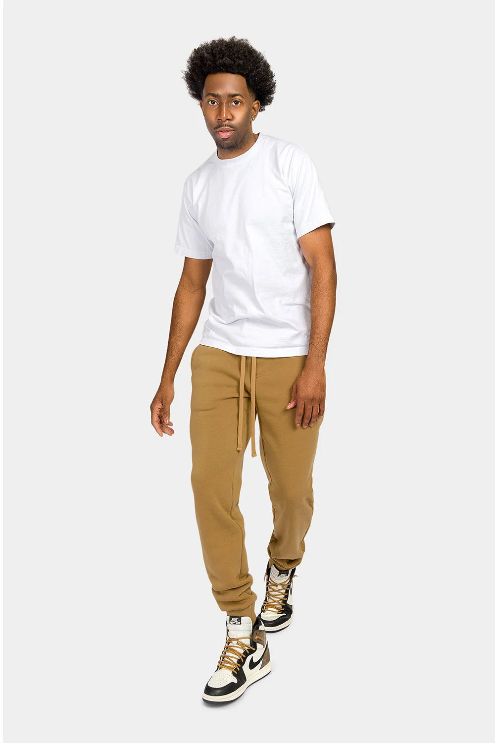 Essential Slim Fit Fleece Sweatpants - Image 35