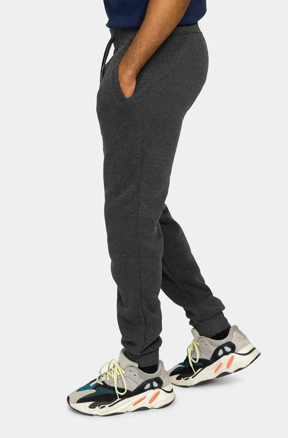 Essential Slim Fit Fleece Sweatpants - Image 7