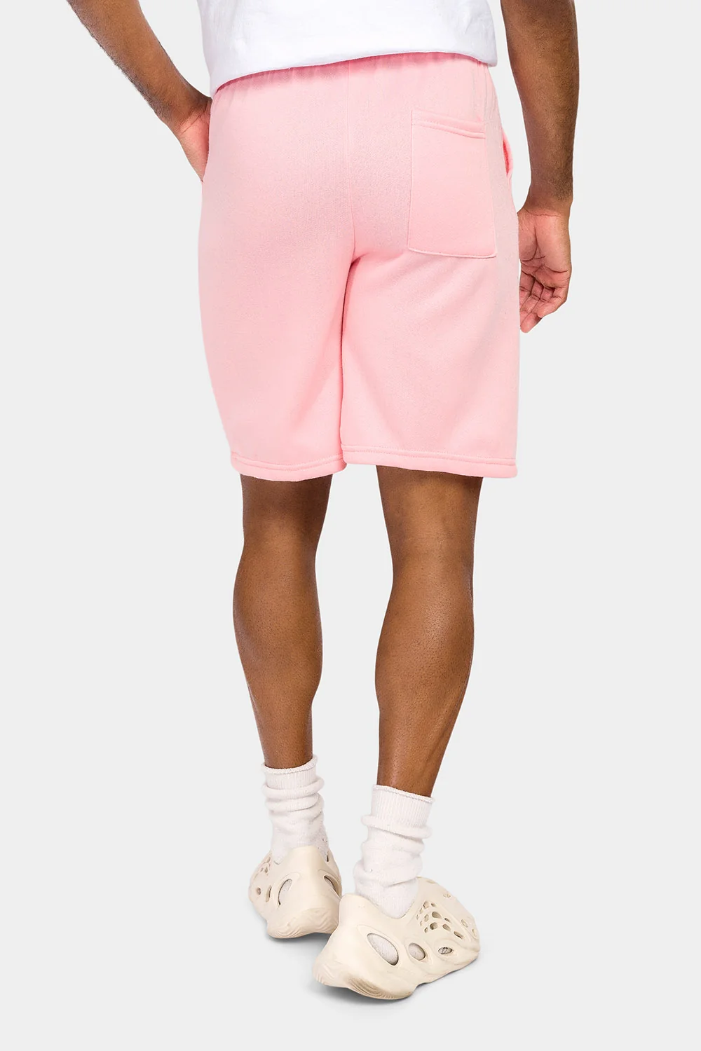 Essential Solid Fleece Shorts - Image 3