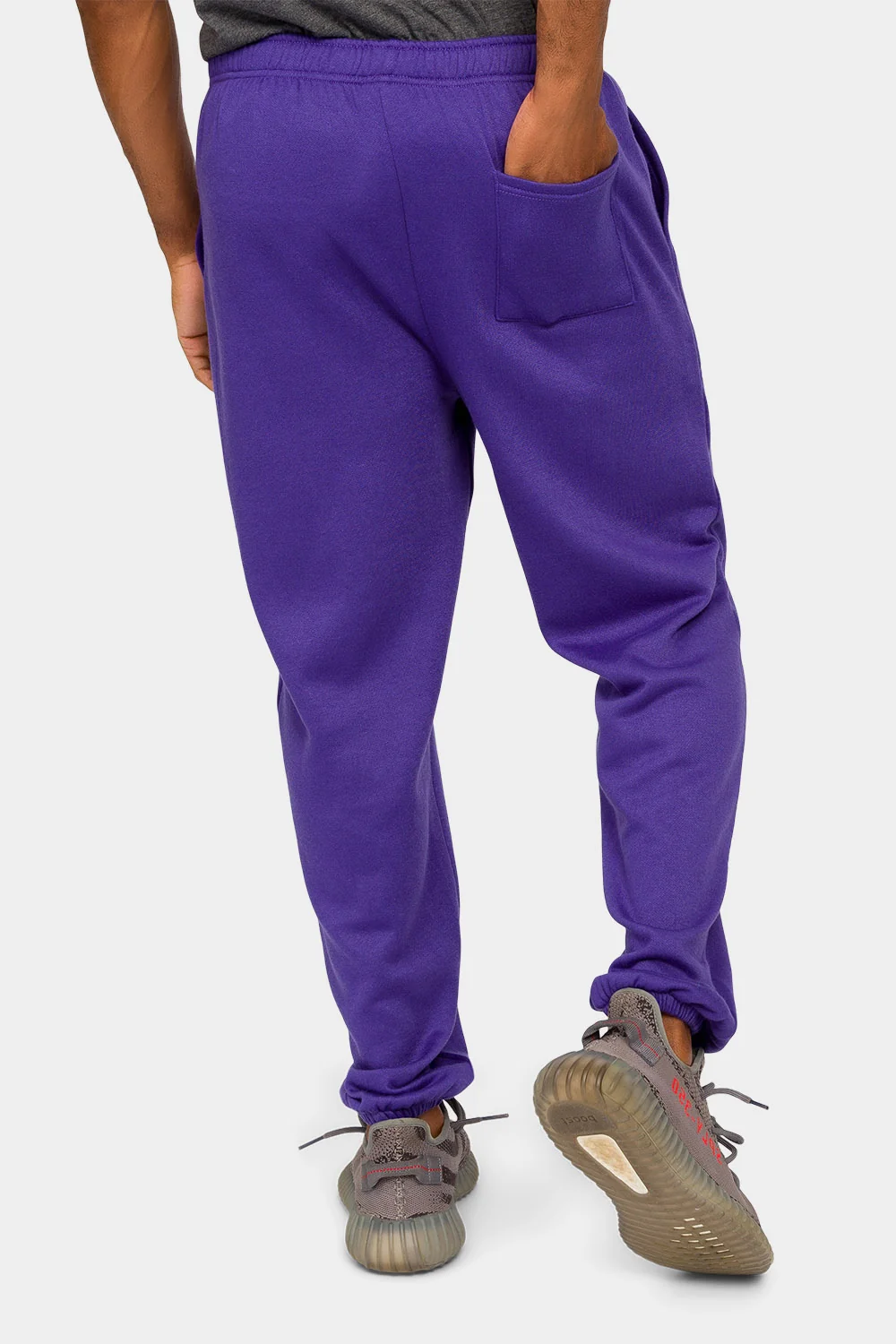 Essential Solid Lightweight Fleece Sweatpants - Image 18