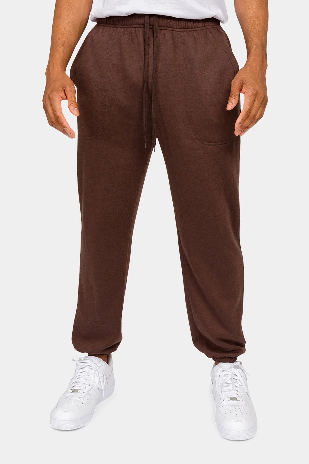 Essential Solid Lightweight Fleece Sweatpants - Image 16