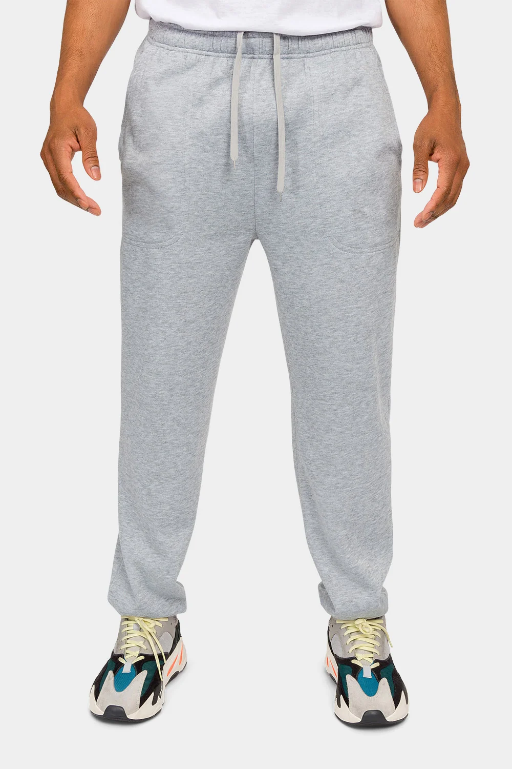 Essential Solid Lightweight Fleece Sweatpants - Image 31