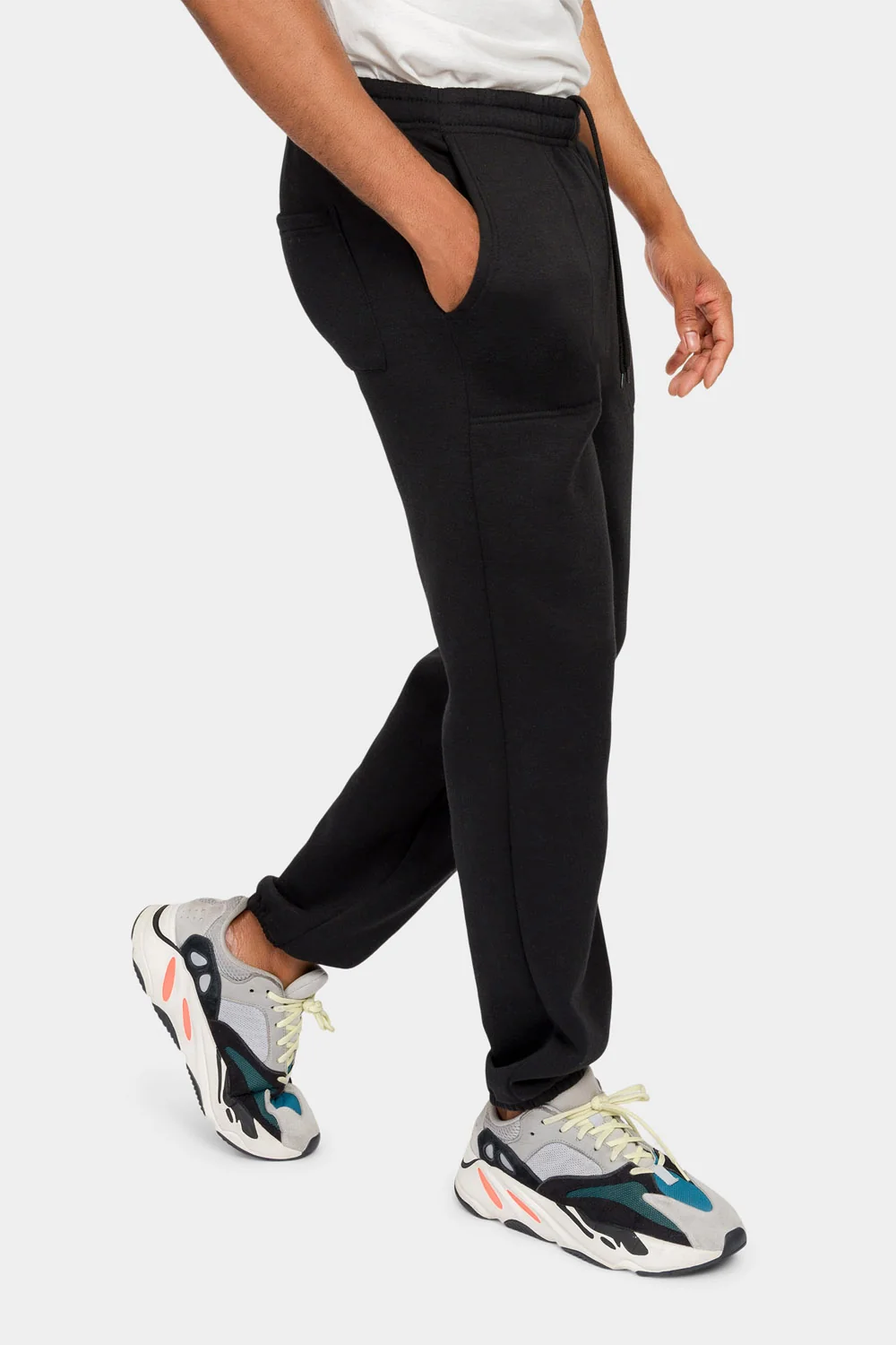 Essential Solid Medium Weight Fleece Sweatpants - Image 30