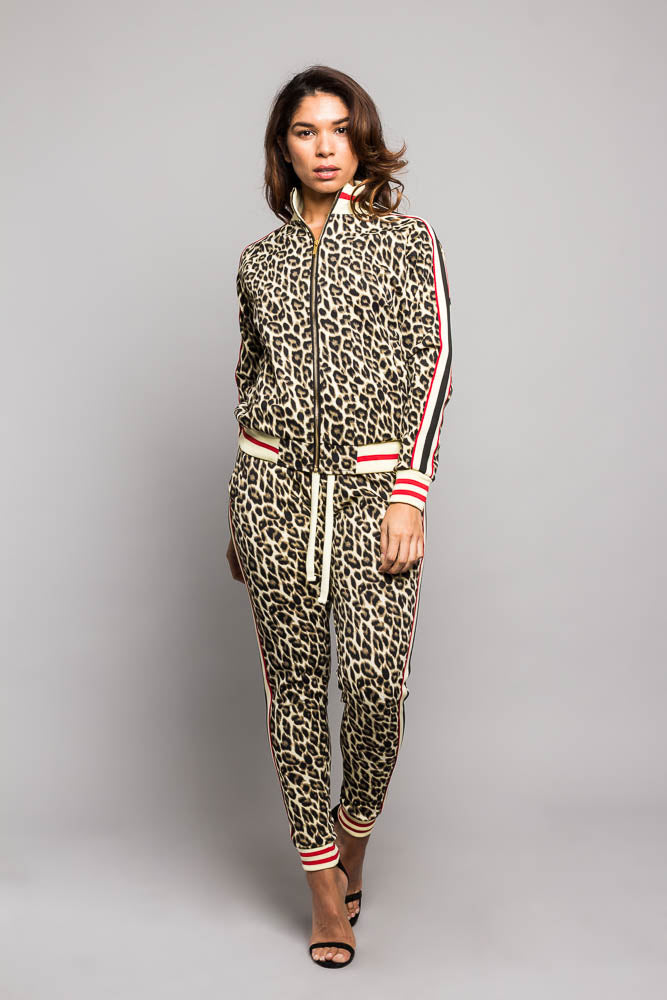 Fierce Leopard Track Suit Set - Image 5