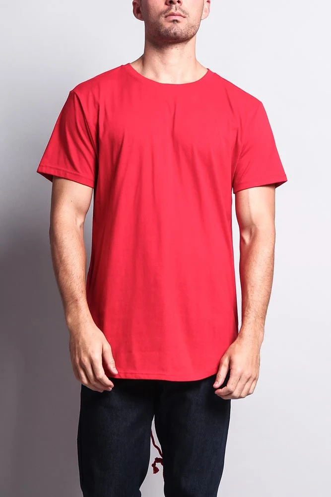 Fishtail Long Length Curved Hem T-Shirt - Image 12