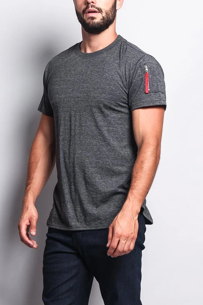 Flight MA-1 Long Length Curved Hem T-Shirt - Image 13