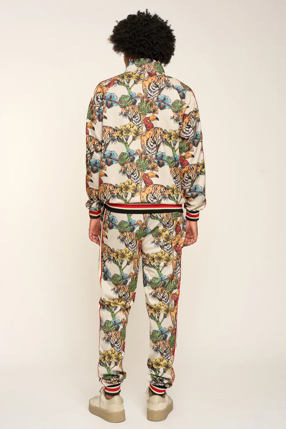 G Striped Floral Tiger Track Suit Set - Image 11
