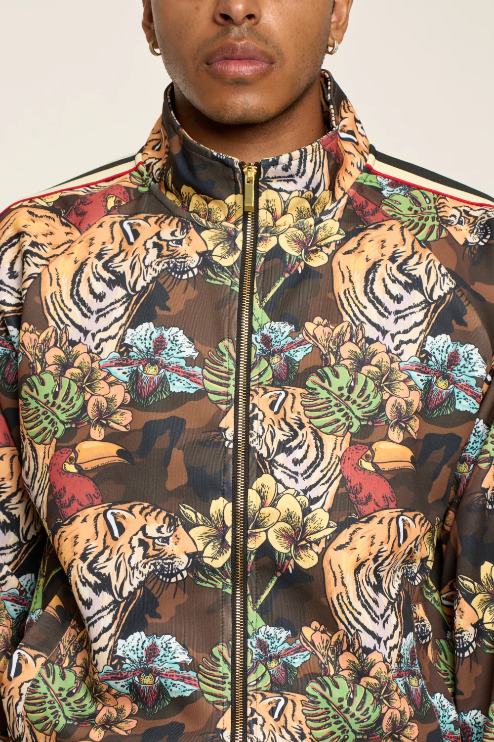 G Striped Floral Tiger Track Suit Set - Image 26