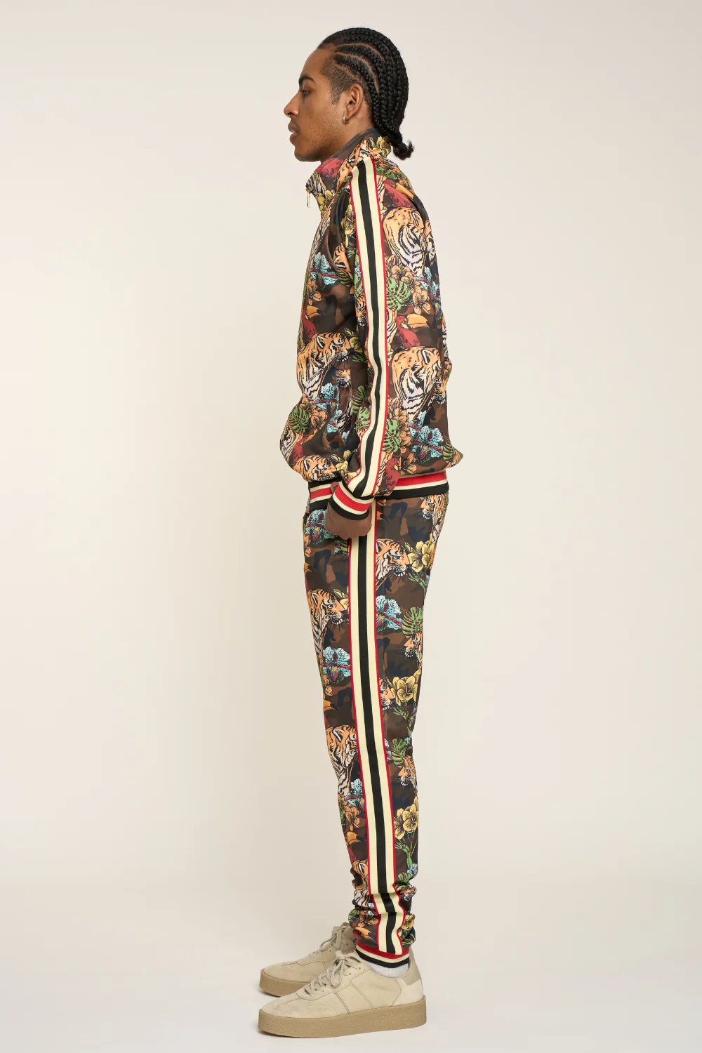 G Striped Floral Tiger Track Suit Set - Image 29