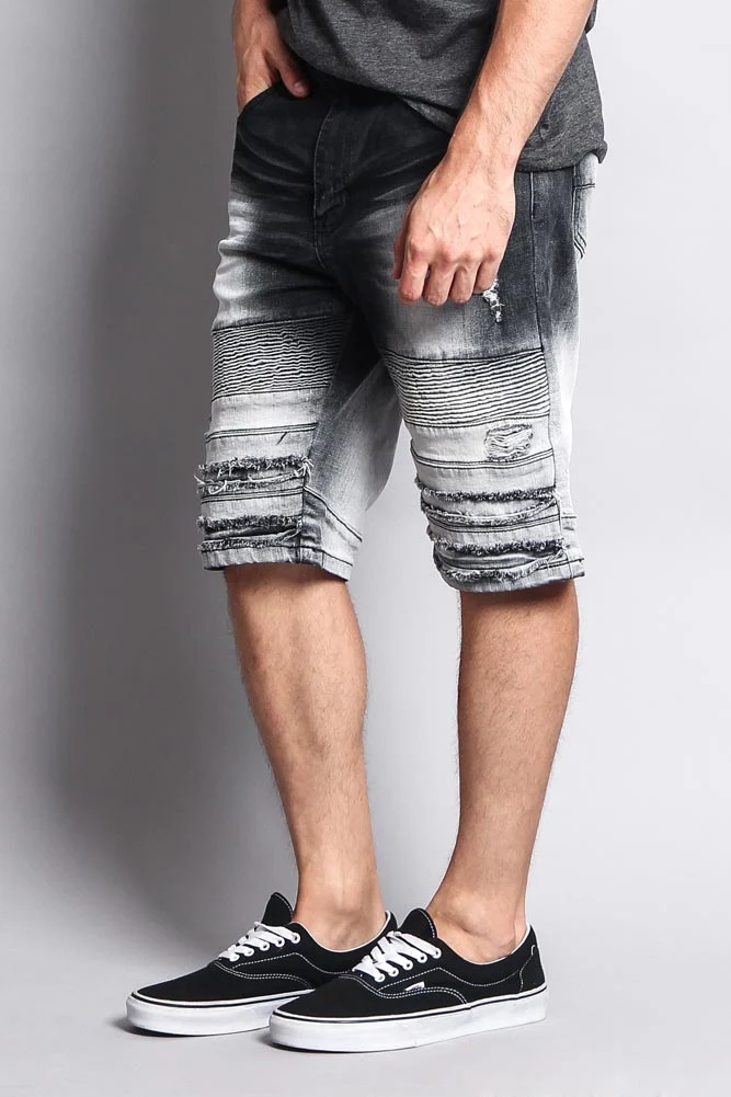 Gradation Wash Biker Shorts - Image 3