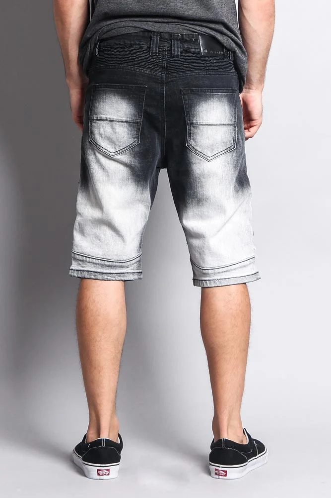 Gradation Wash Biker Shorts - Image 4